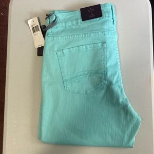NJDJ Cropped Teal Jeans NEW WITH TAGS